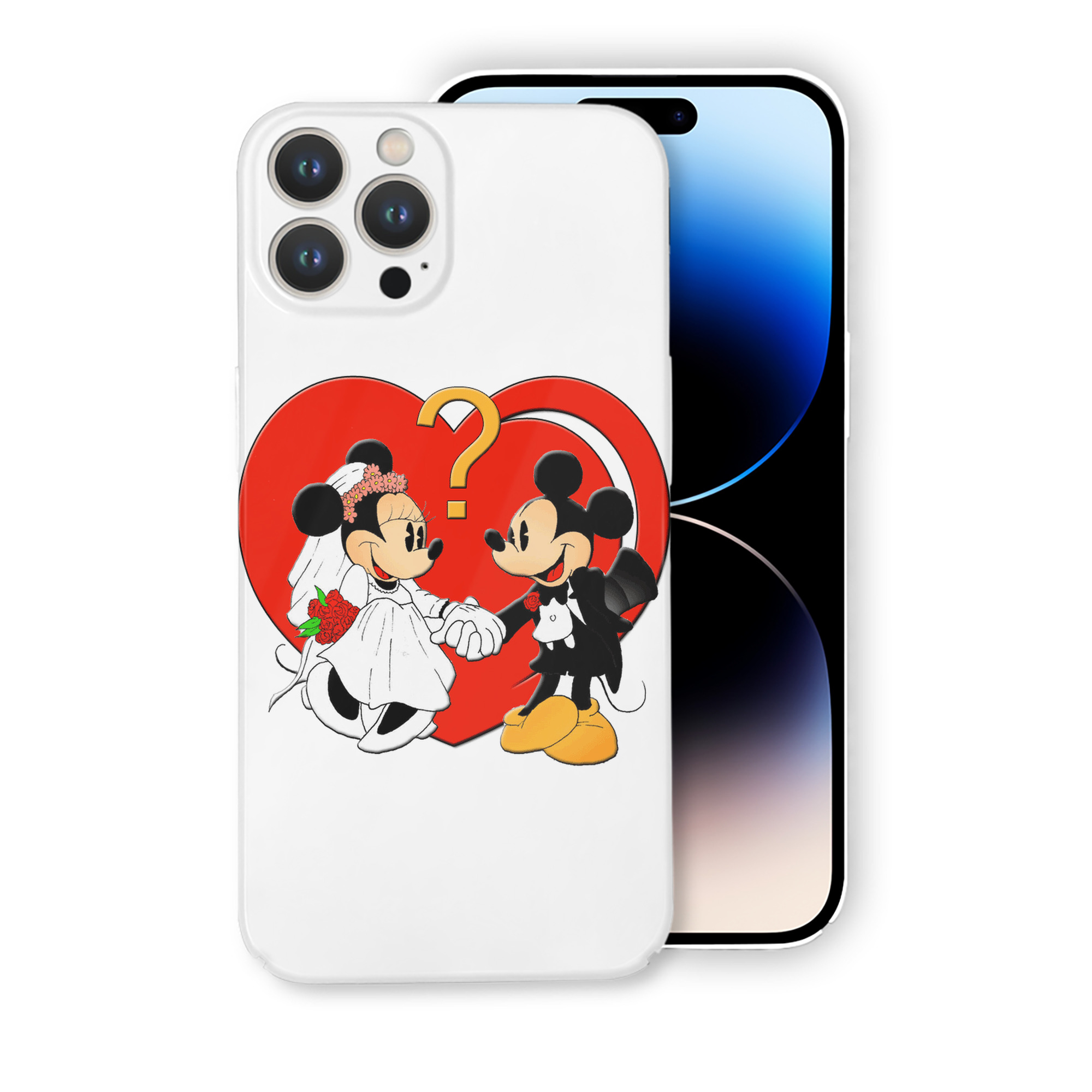 （画像用） ミッキーマウス Mickey Mouse 【iPhone 14シリーズ対応】ハードケース